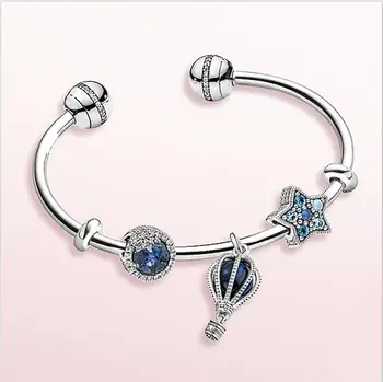 

New Winter Christmas Series Romantic Opening Bracelet Jewelry Original S925 Sterling silver Fashion Factory Wholesale