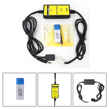 

Mini USB Interface Car Audio Anti Interference Direct Fit Professional 3.5mm Stable MP3 Radio Portable Easy Install AUX Adapter