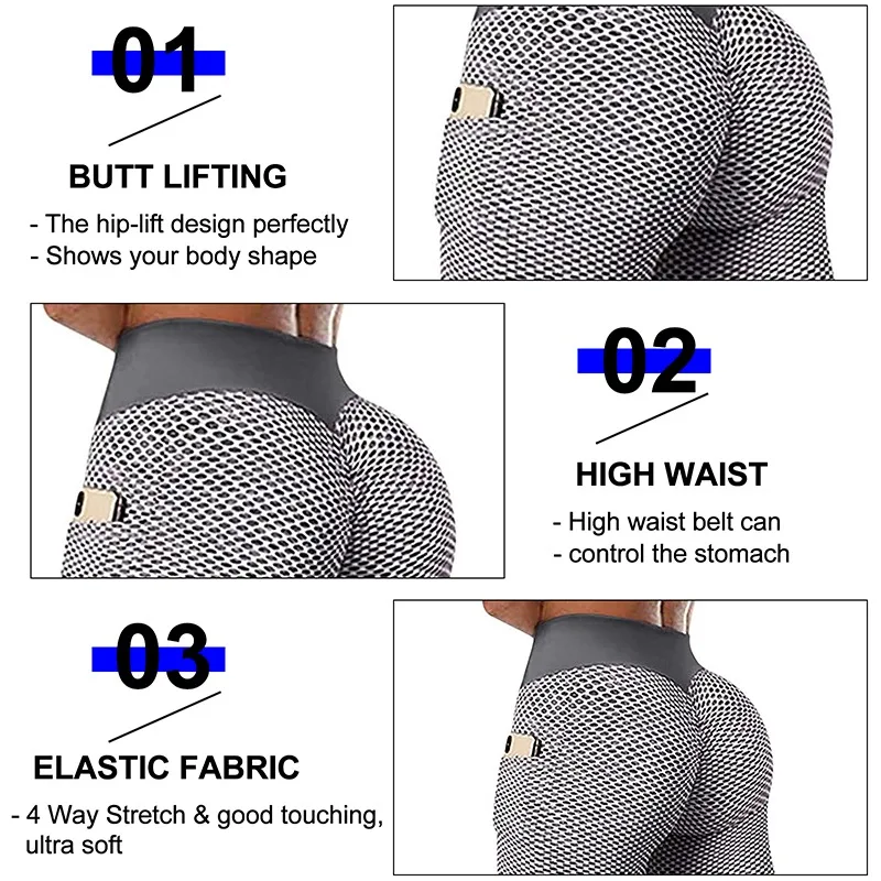 maternity leggings Sexy Mesh Booty Lifting Women Leggings Fitness High Waist Tummy Control Seamless Pants Push Up Workout Gym Running Pants faux leather leggings