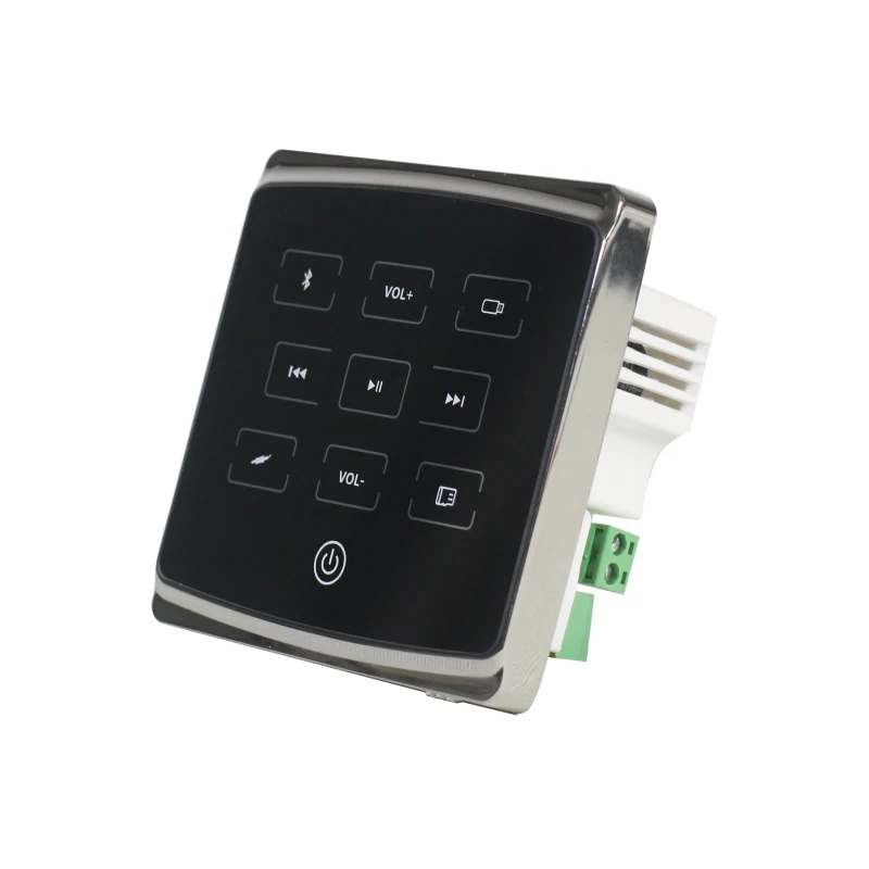 Black Bluetooth 25 Вт 2 канала pa домашний аудио фоновая музыкальная система настенный усилитель с 2 шт. 5 ''коаксиальные Потолочные динамики - Цвет: Black