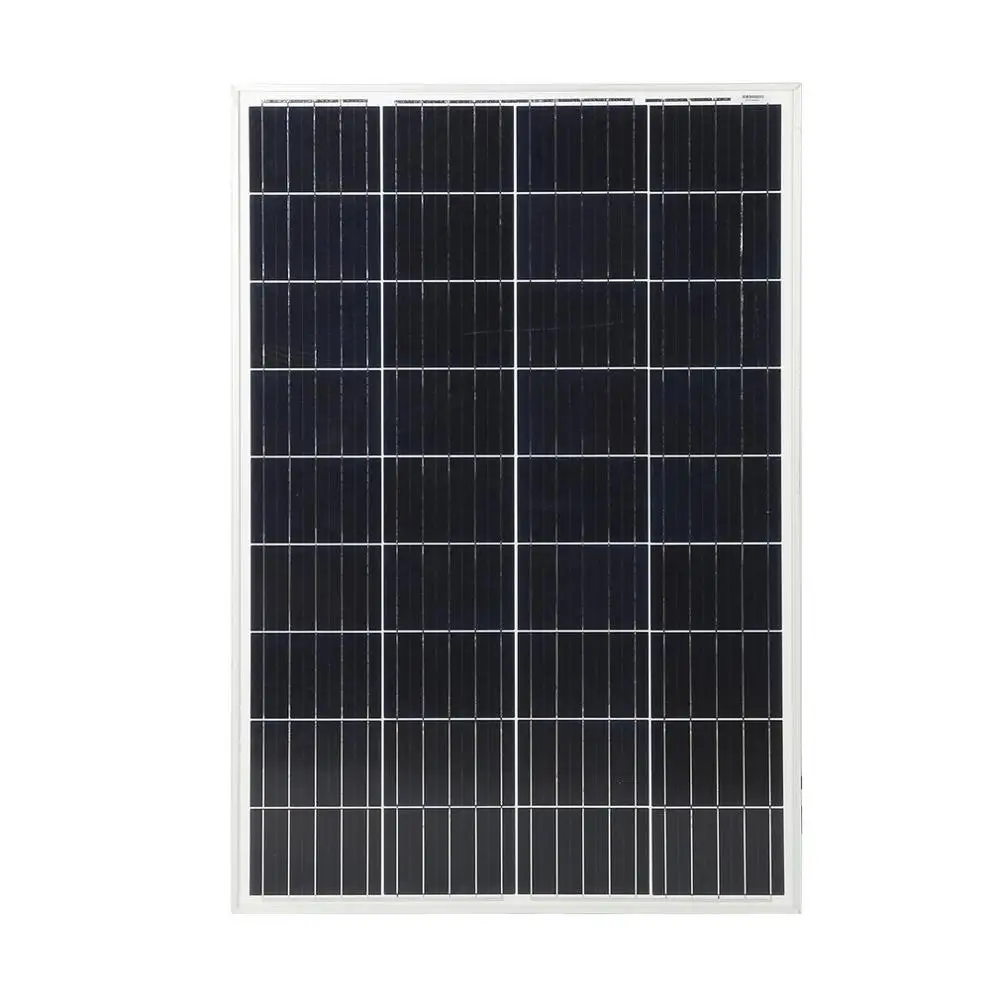 

100W Durable Polycrystalline Solar Power System Module Solar Panel 12V Battery Charging For Off Grid RV Boat Motorhome