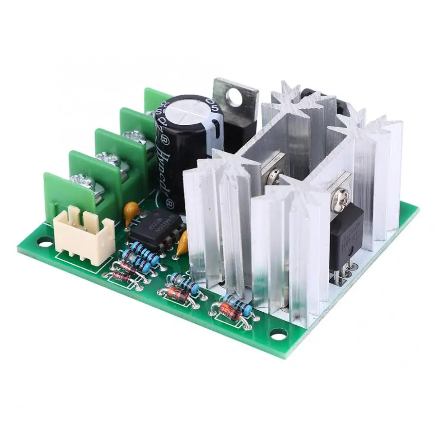 Контроллер шагового двигателя постоянного тока регулятор скорости 6~ 30V 5~ модуль регулирования скорости двигателя 10A 20A моторный регулятор