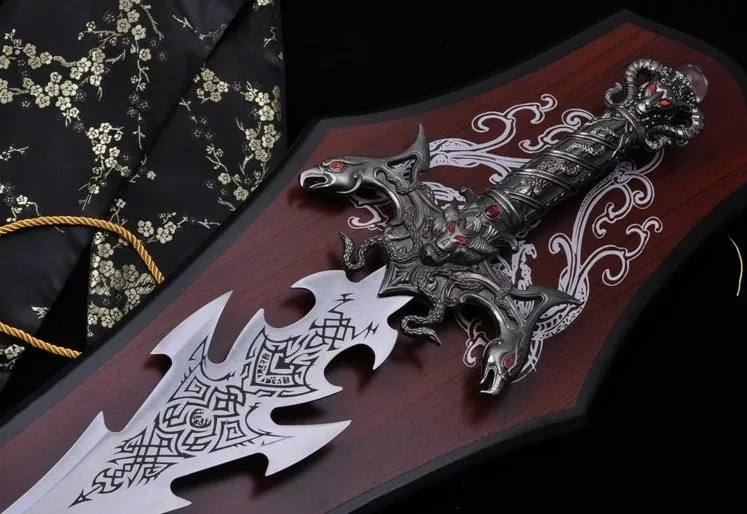 

Hanging plate sword western evasion animation film and television family decorations not edged