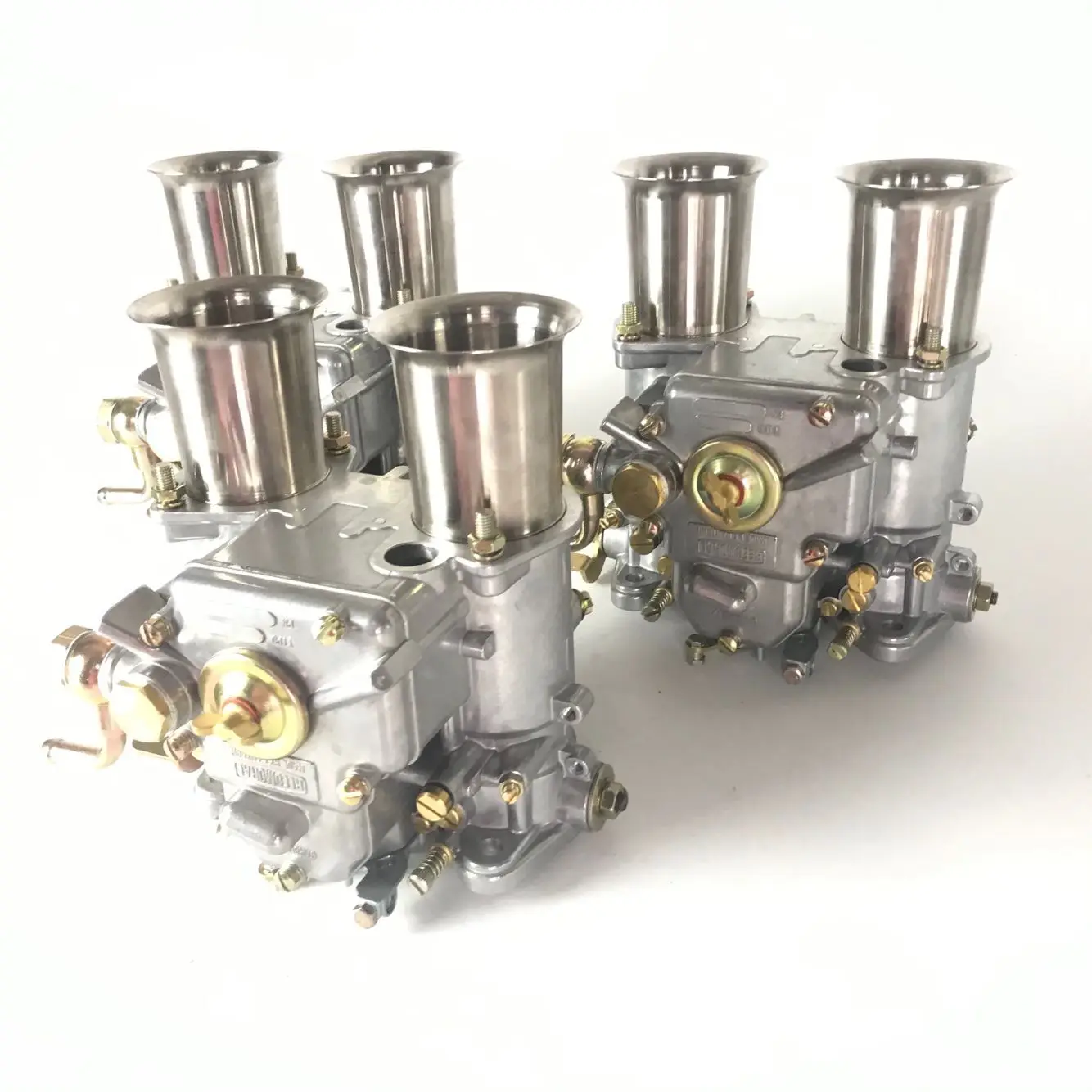 3PCS 45 DCOE 기화기 19600.060 트윈 초크 웨버 4 cyl 6 Cyl V8 엔진 용 Dellorto Solex 45DCOE 45MM Carb Assy