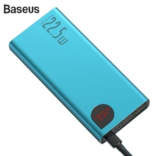 Baseus power Bank 20000 мАч Быстрая зарядка 4,0 USB PD Быстрая Зарядка power Bank портативное Внешнее зарядное устройство для Xiaomi iPhone