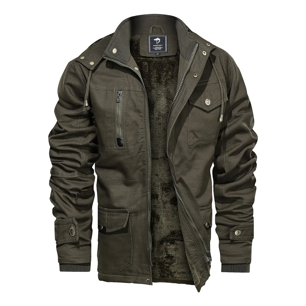 Doudoulu мужская новая стильная модная повседневная кожаная куртка Большая куртка из натуральной кожи мужская куртка зимняя куртка мужская# CL30