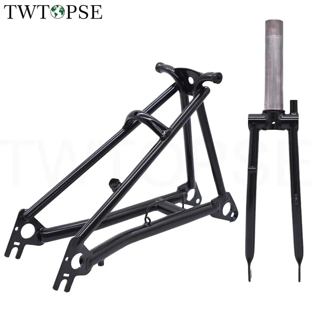 Велосипедная вилка TWTOPSE титановая для Brompton 1/2 &quotлегкая 16&quot передняя и