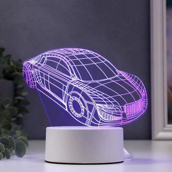 

Lamp "Auto" LED RGB from the network 10.5x13x20.5 cm