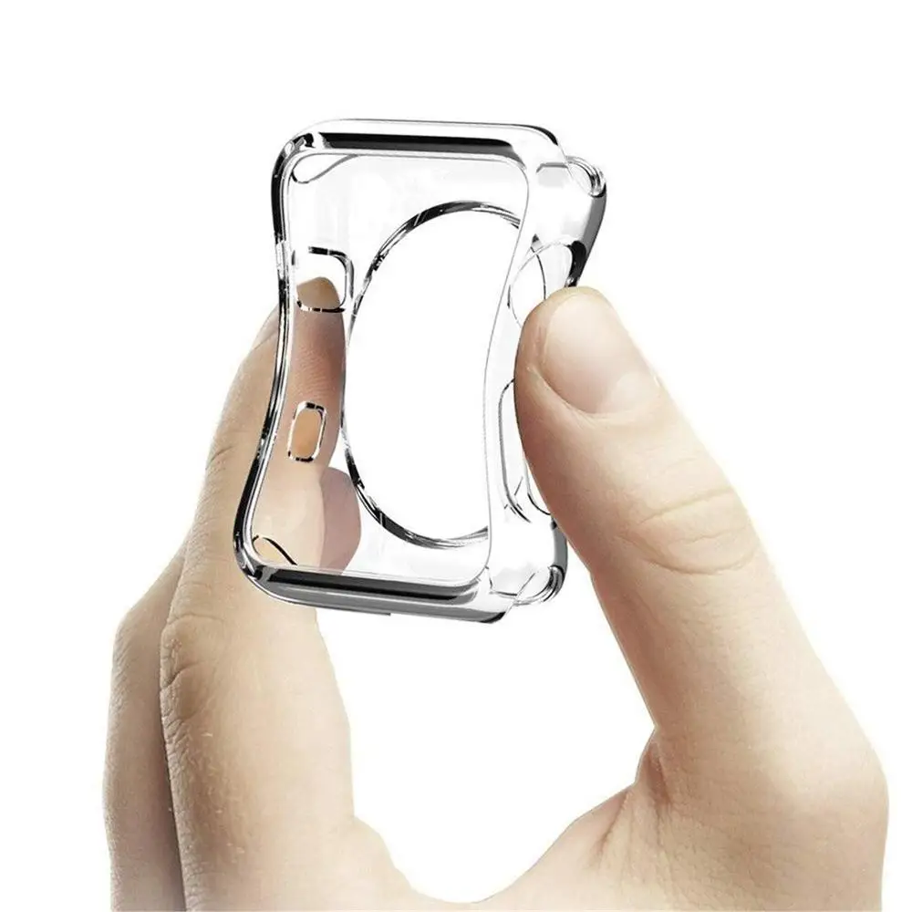 Чехол для часов Apple watch 5 4 40 мм 44 силиконовый мягкий чехол с царапинами iWatch Series 3 2 42