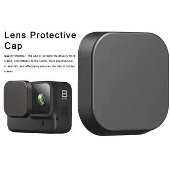 

Camera Lens Cap Soft Silicon Protective Cover Case For GoPro Hero 5/6/7/8 Black Action Camera Lens Protector Ccessories