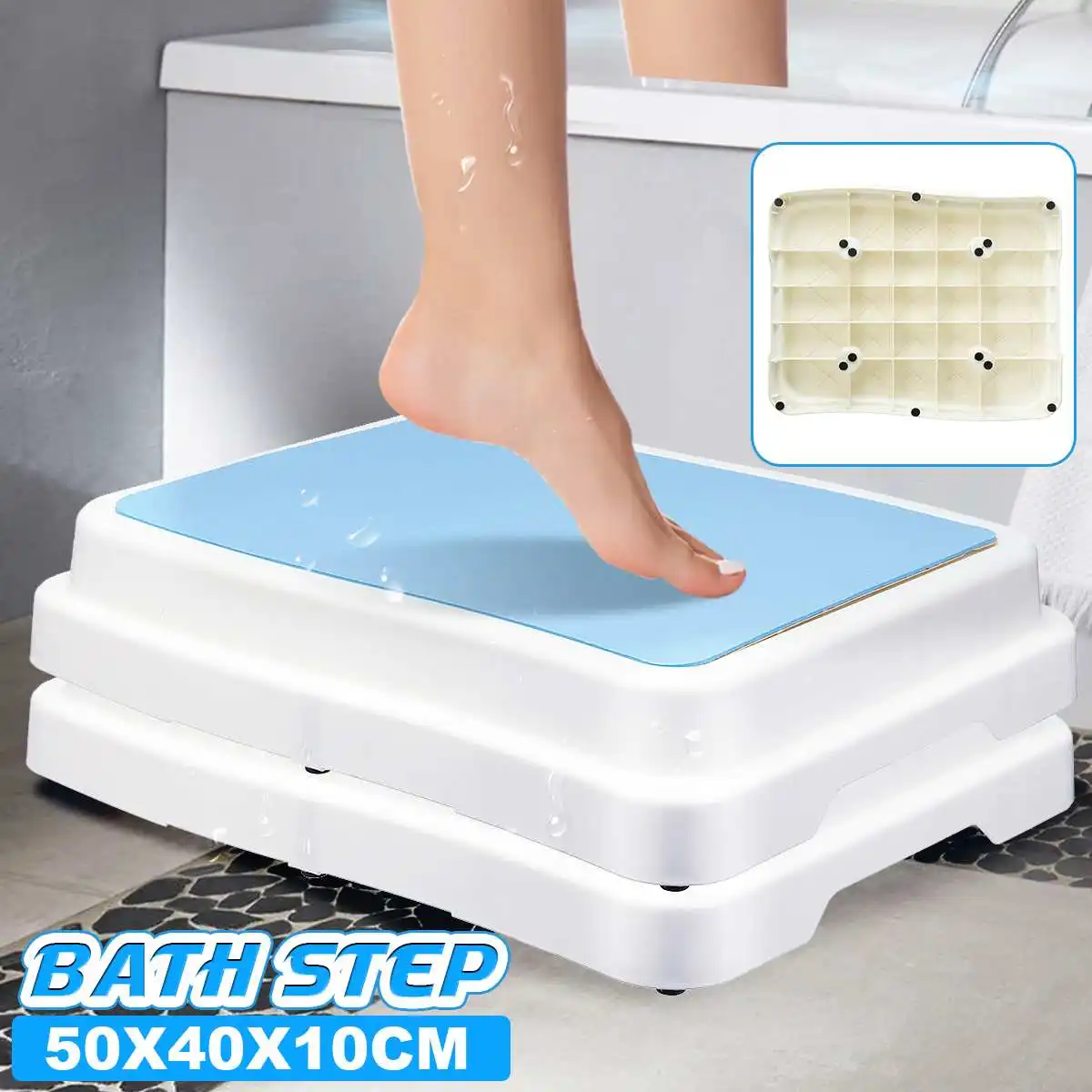 

Stackable Bench Plastic Stool Bathroom Feeding Hand Washing Bath Stepping Footstool Old Man Baby Non-slip Foot Stool Platform