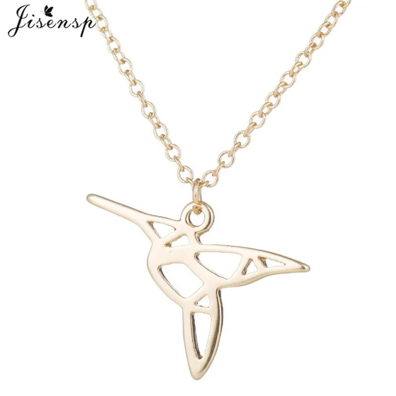 Origami Hummingbird Necklace