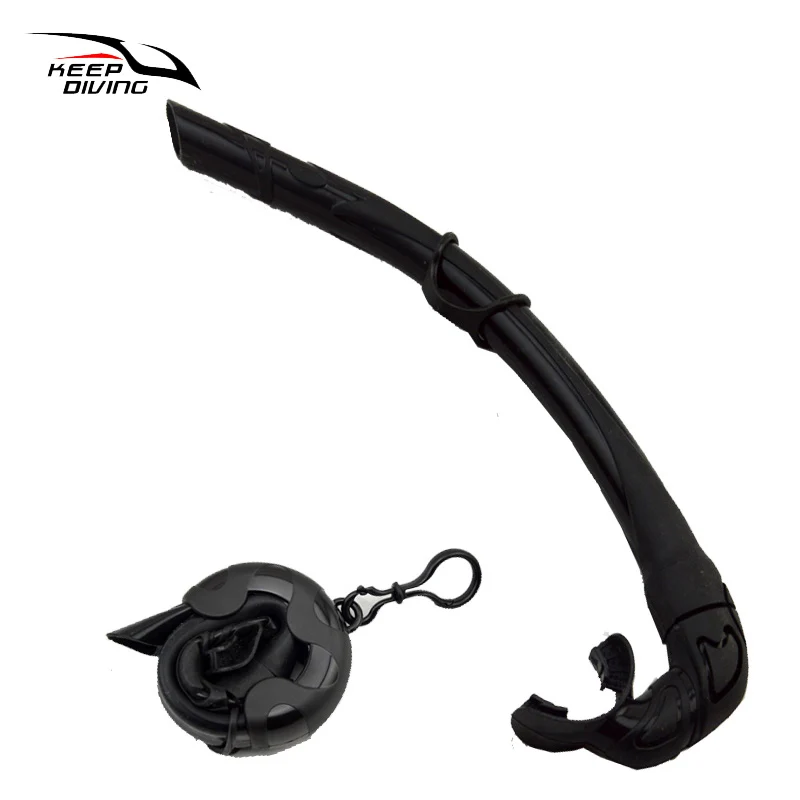 

Silicone wet snorkel full silicone foldable snorkeling belt compact storage box snorkeling free diving diving swimming equipment