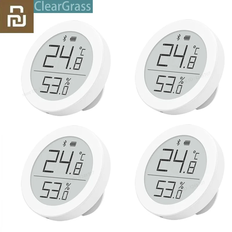 Цифровой Bluetooth термометр Youpin ClearGrass гигрометр 0 ~ 50 автоматическое записывание