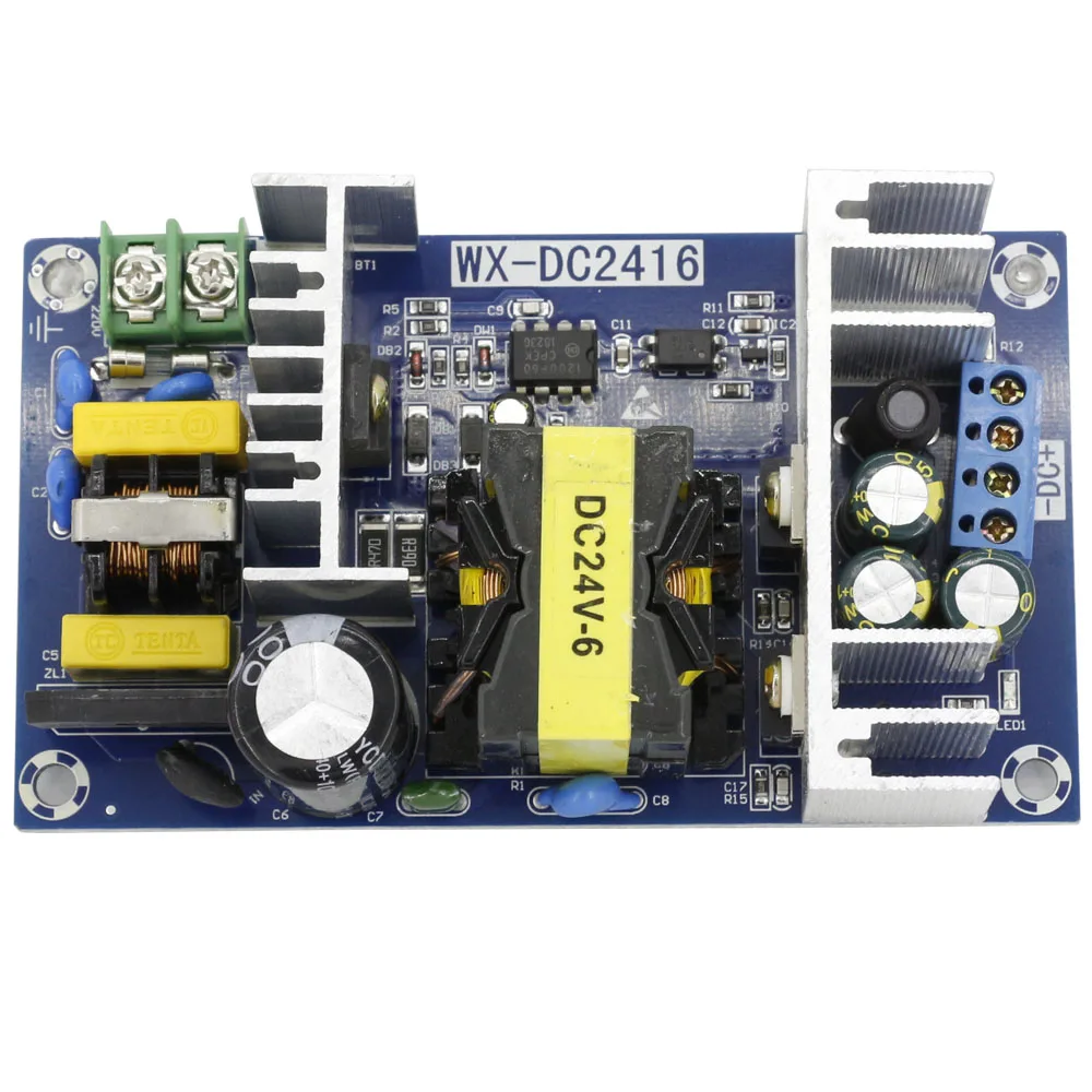 Módulo de Alimentação de Alta Potência Industrial Bare Board 24v6a 150w Placa de Alimentação de Comutação Módulo de Alimentação dc 24v6a Wx-dc2416