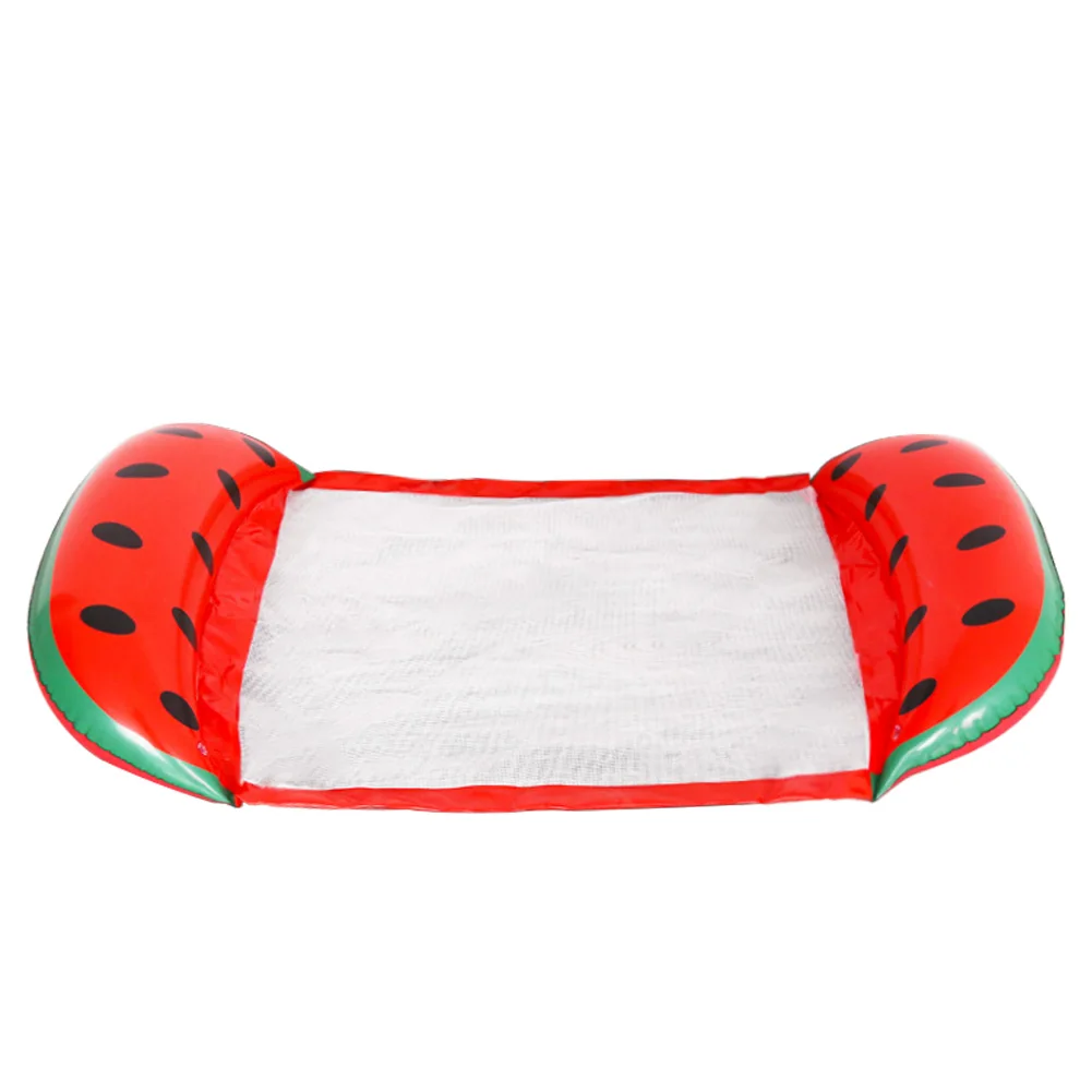 Watermelon Кровать ПВХ шезлонги диван надувной плавающий ряд спинки чистая пляж воды развлечений гамак стул складной - Цвет: Watermelon