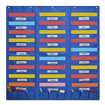 

Organization Center Pocket Chart, Wall File Organizer Folder for Office, Home, School, Studio