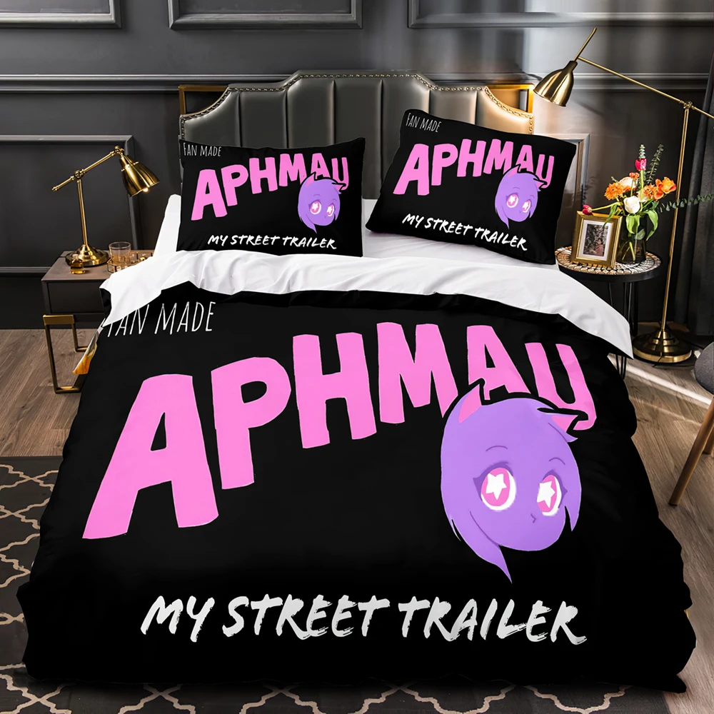 APHMAU Bedding Set Single Twin Full Queen King Size Kawaii Aphmau Bed