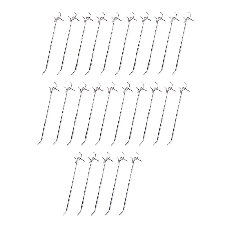 

25 Pcs 6-Inch Pegboard Hooks Wall Shelf Tool Hangers Home Storage Organizer Storage Display Hardware Tools