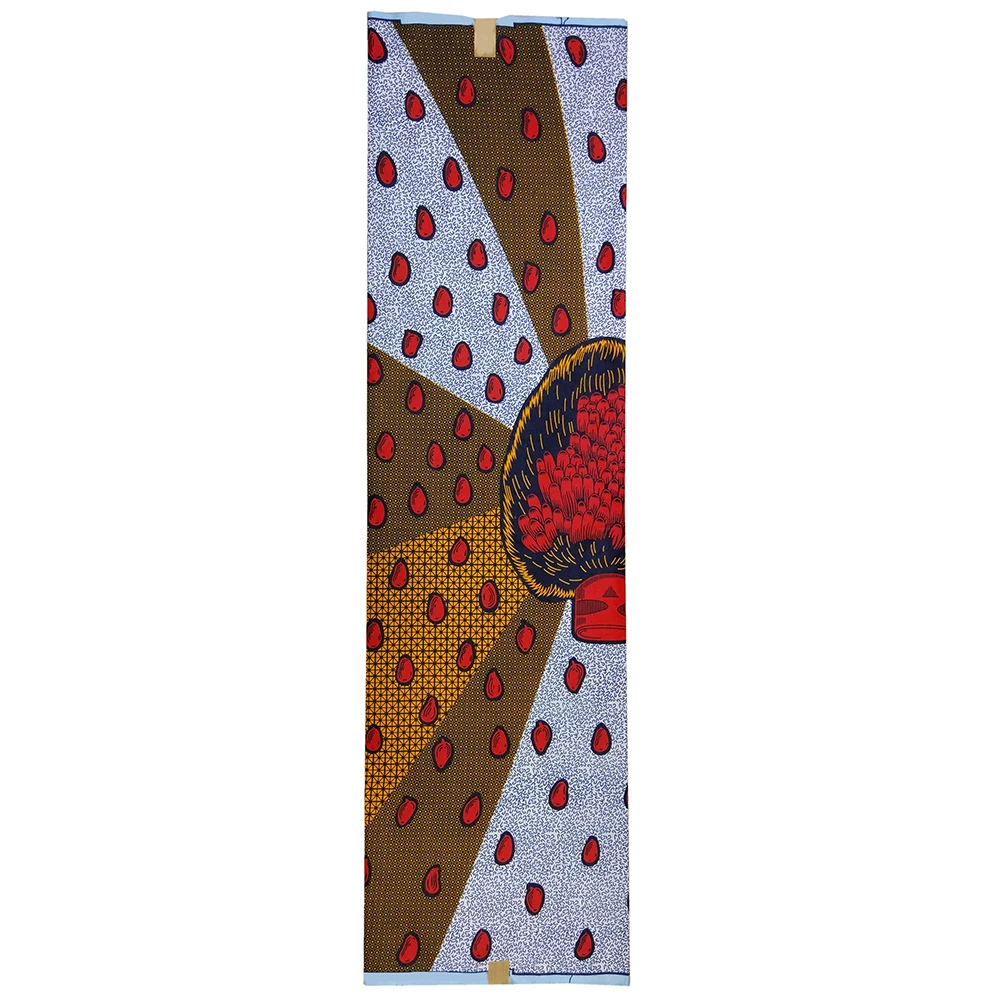 Kwanzaa последняя африканская ткань с принтом голландская восковая ткань 6Yards \ lot