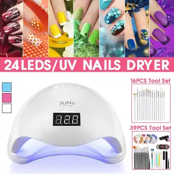

110-240V Nail Dryer 48W UV LED Lamp Nail Lamp Polish Machine For Gel Nail Polish Art Automatic Hand Sensor Nail Art Tools