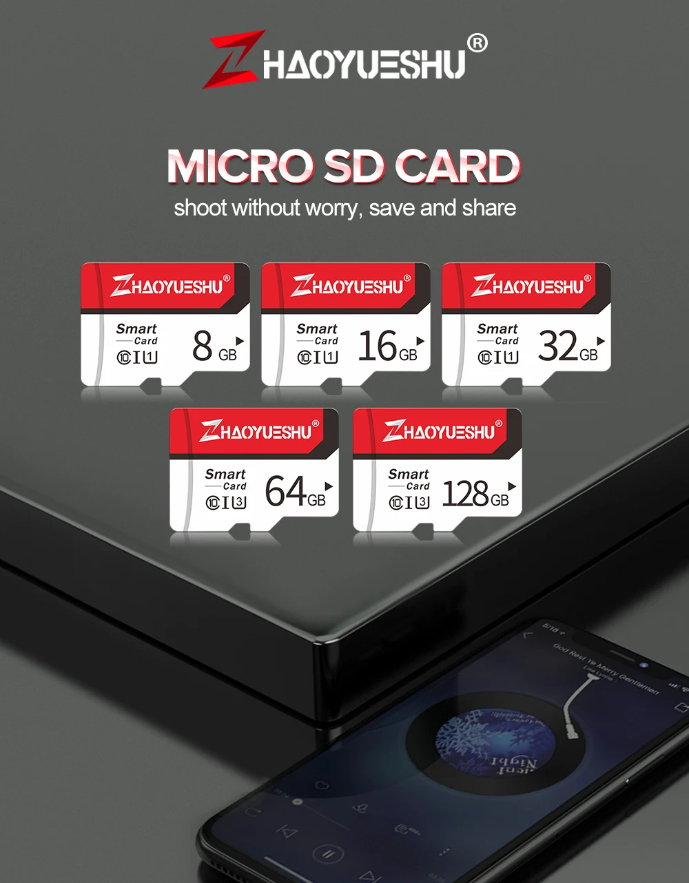 Класс 10 Micro sd карта 128 Гб 64 ГБ 32 ГБ 16 ГБ 8 ГБ cartao de memoria U3 TF/SD карты для телефона и спортивной камеры с бесплатным адаптером