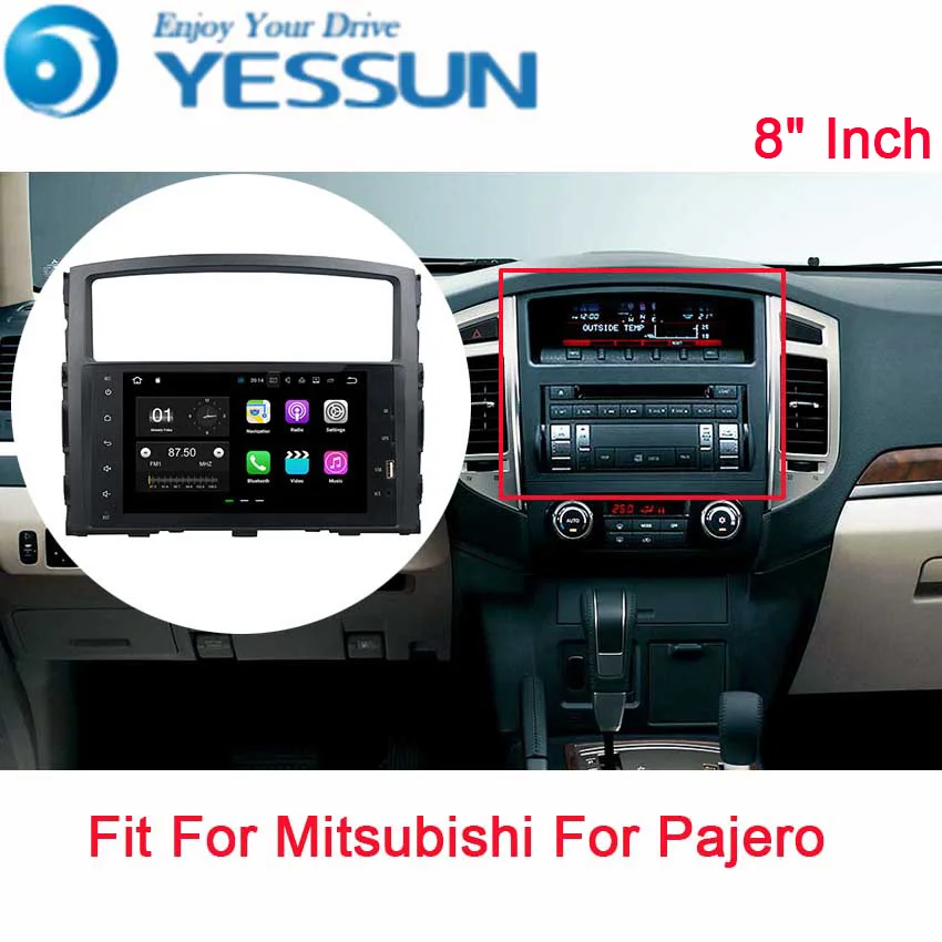YESSUN Android автомобильный навигатор GPS для Mitsubishi Pajero 2006 ~ 2012 Аудио Видео Радио стерео
