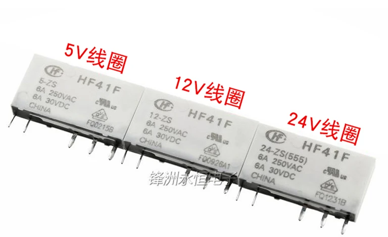 HF41F 005 012 024 -ZS Переводные 5 футов 6A В 12 24 постоянного тока релейный HF41F-12-ZS |