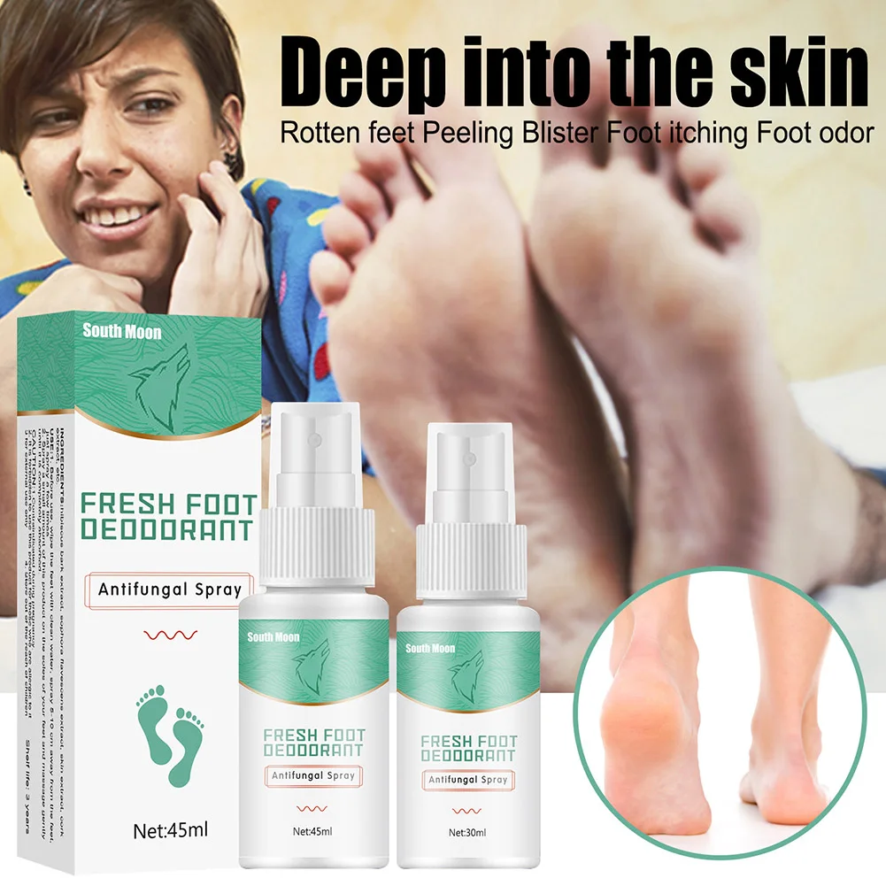 Foot Odor Spray Effective Anti Fungal Spray for Cracked Heel Peeling