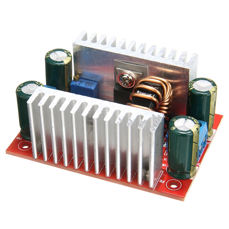 DC Boost Converter Voltage Regulator Step Up Module 8.5V-50V to 10V-60V 400W 15A Power Supply Driver Adjustable