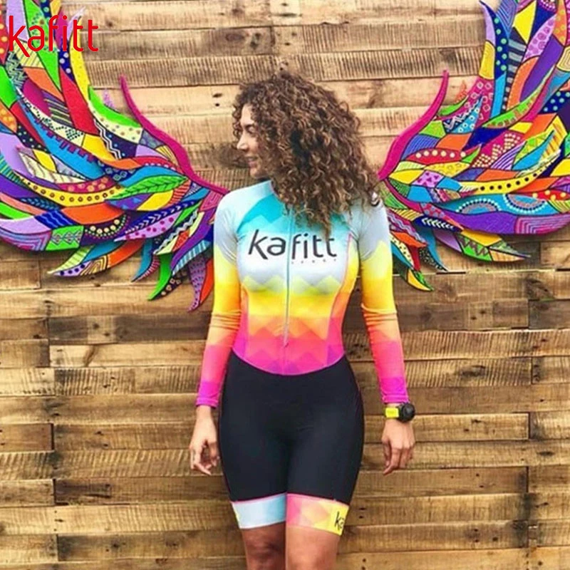 KAFITT одежда для велоспорта женский костюм с длинным рукавом летний горного