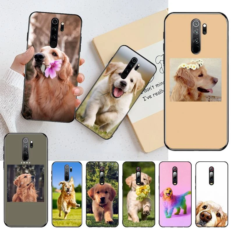 Golden Retriever dog Phone Case for Redmi 9A 8A 7 6 6A Note 9 8 8T Pro Max Redmi 9 K20 K30 Pro xiaomi leather case glass