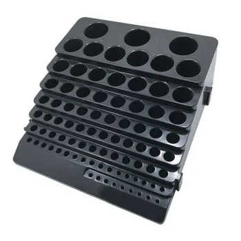 

Tray Storage Box Drill Bit Stand Rack Space Saving Thick Accessories Black