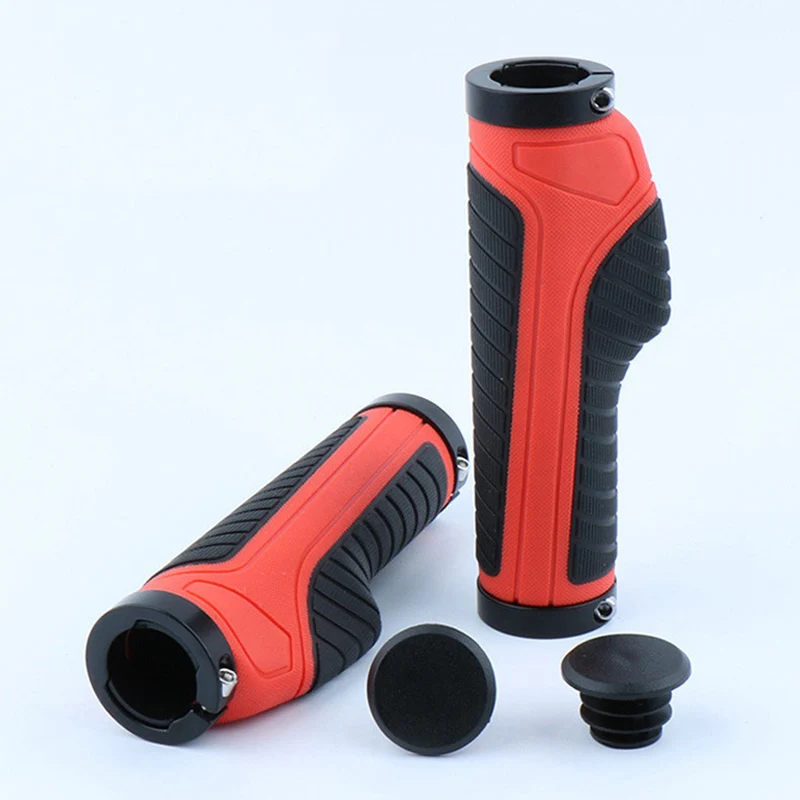 

1 Pair Slip Proof Double Lock MTB Bicycle Road Bike Components Handle Bar Grips For Most Folding /mountain /fixed Gear Bikes