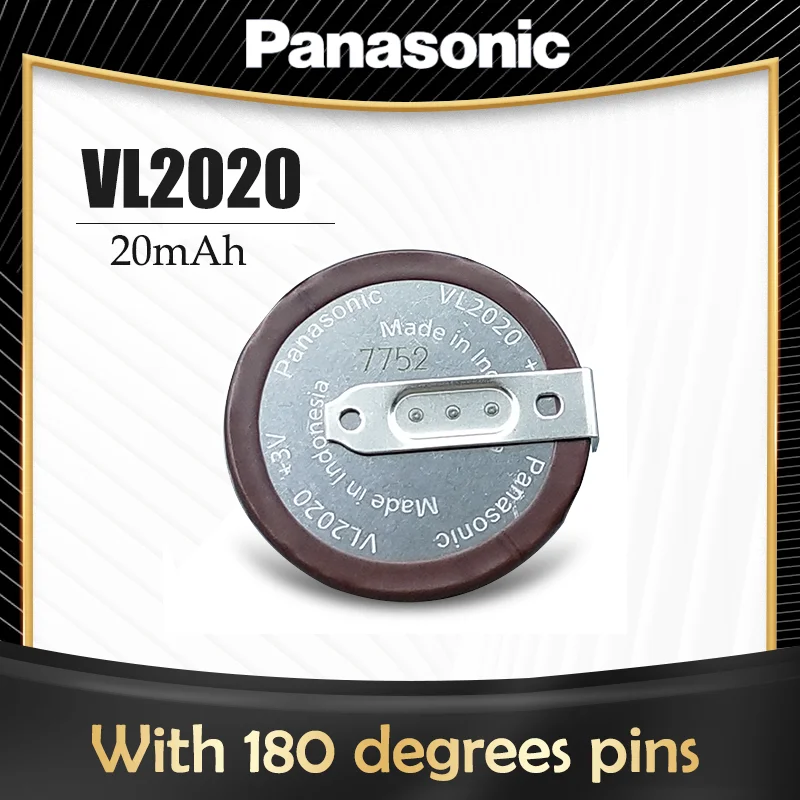 1PCS Panasonic VL2020 VL 2020 3V 20mAh Rechargeable Lithium Battery ...