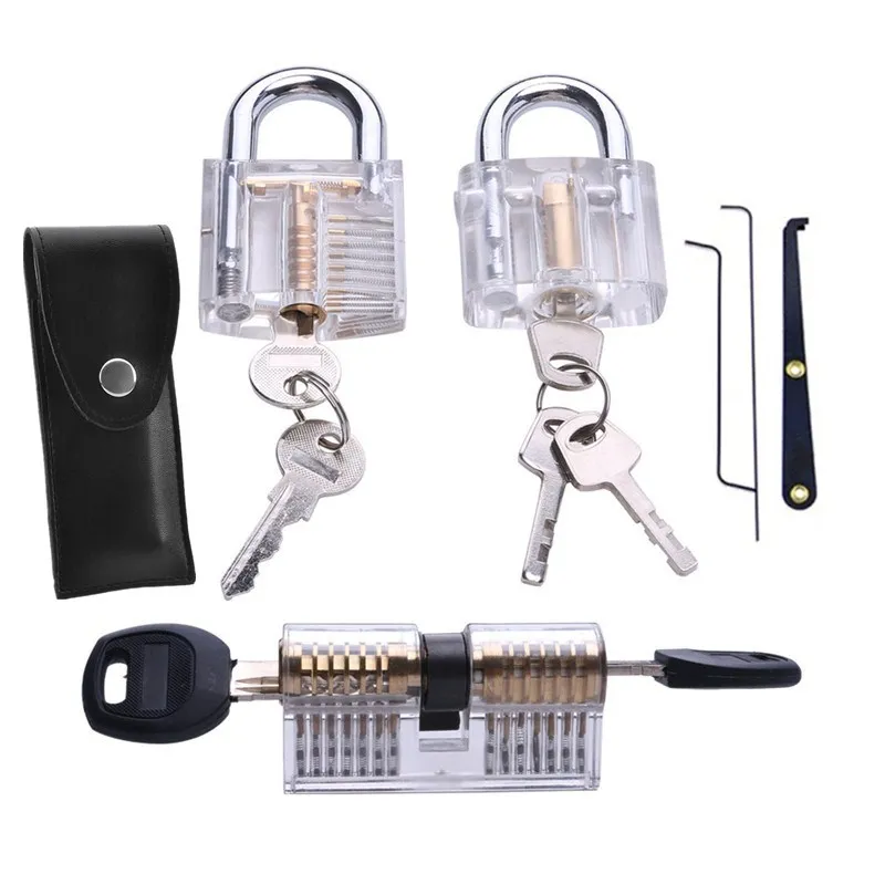 lockpicking T-lock training padlock pick tools unlocking locksmith crochetage ! 