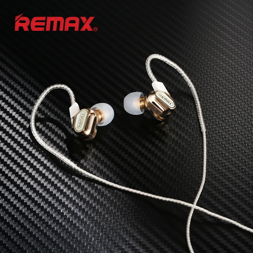 REMAX Earphone RM 580 Wired Multifunctional Music Headset In ear Sports Noise Reduction Microphone Headphones HIFI HD Earphones