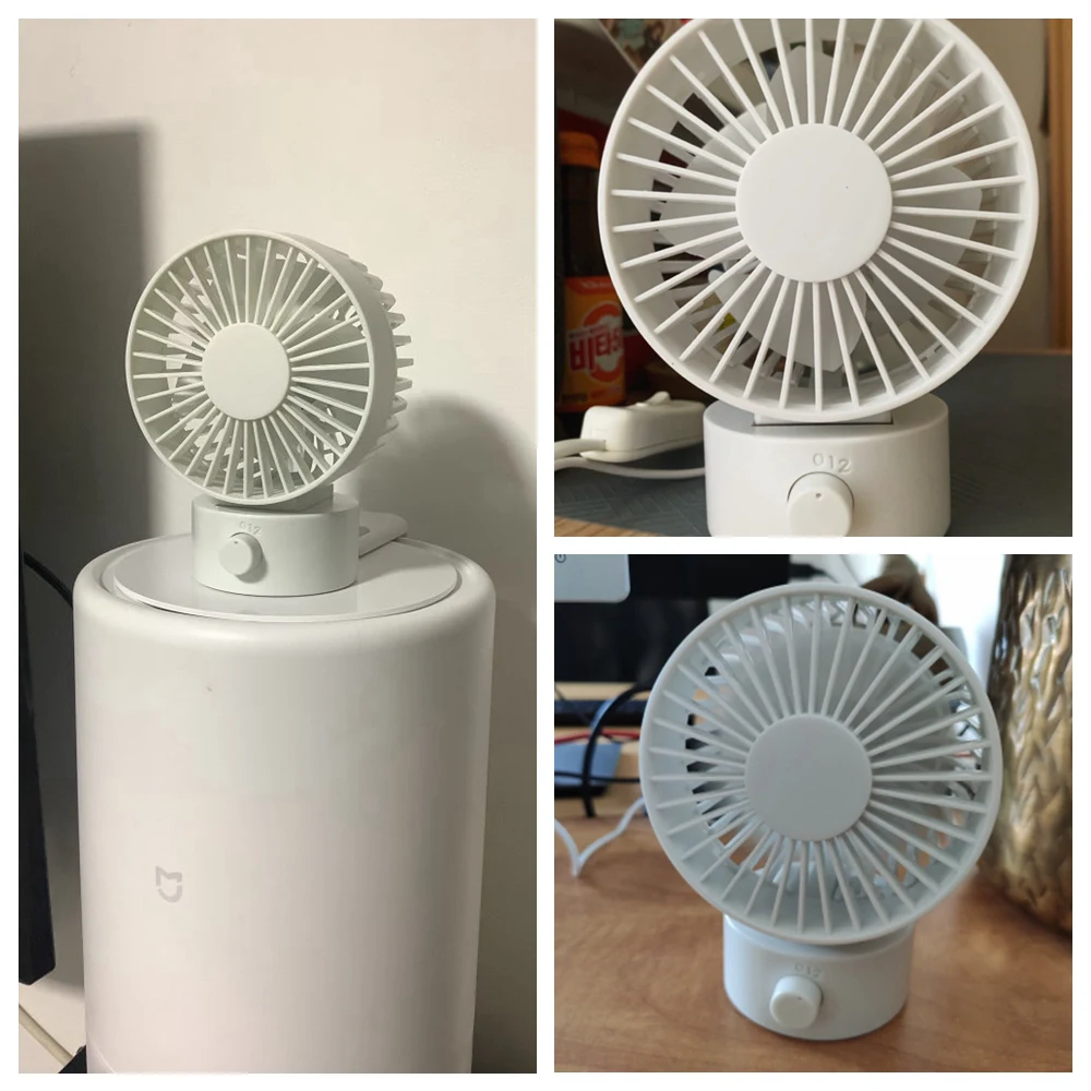 Mini Fan, Summer USB Fan, Creative Portable 2 Speed Computer PC Fan, Double Side Blades Blower, For Office Home Beach