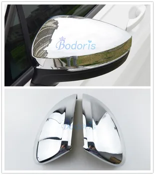 

Chrome Car Styling Rear View Cover Door Mirror Overlay Panel 2017 2018 For Volkswagen VW Tiguan L Accessories