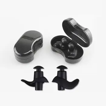 

1Pair Waterproof Soft Silicone Ear Plugs Ear Earplugs Reusable Reduction Sleeping Swimming Earplugs New Arrival