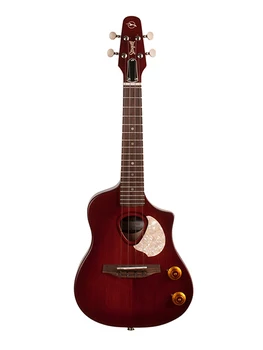 

046355 uke nylon SG burst EQ soprano, with pickup, nylon strings
