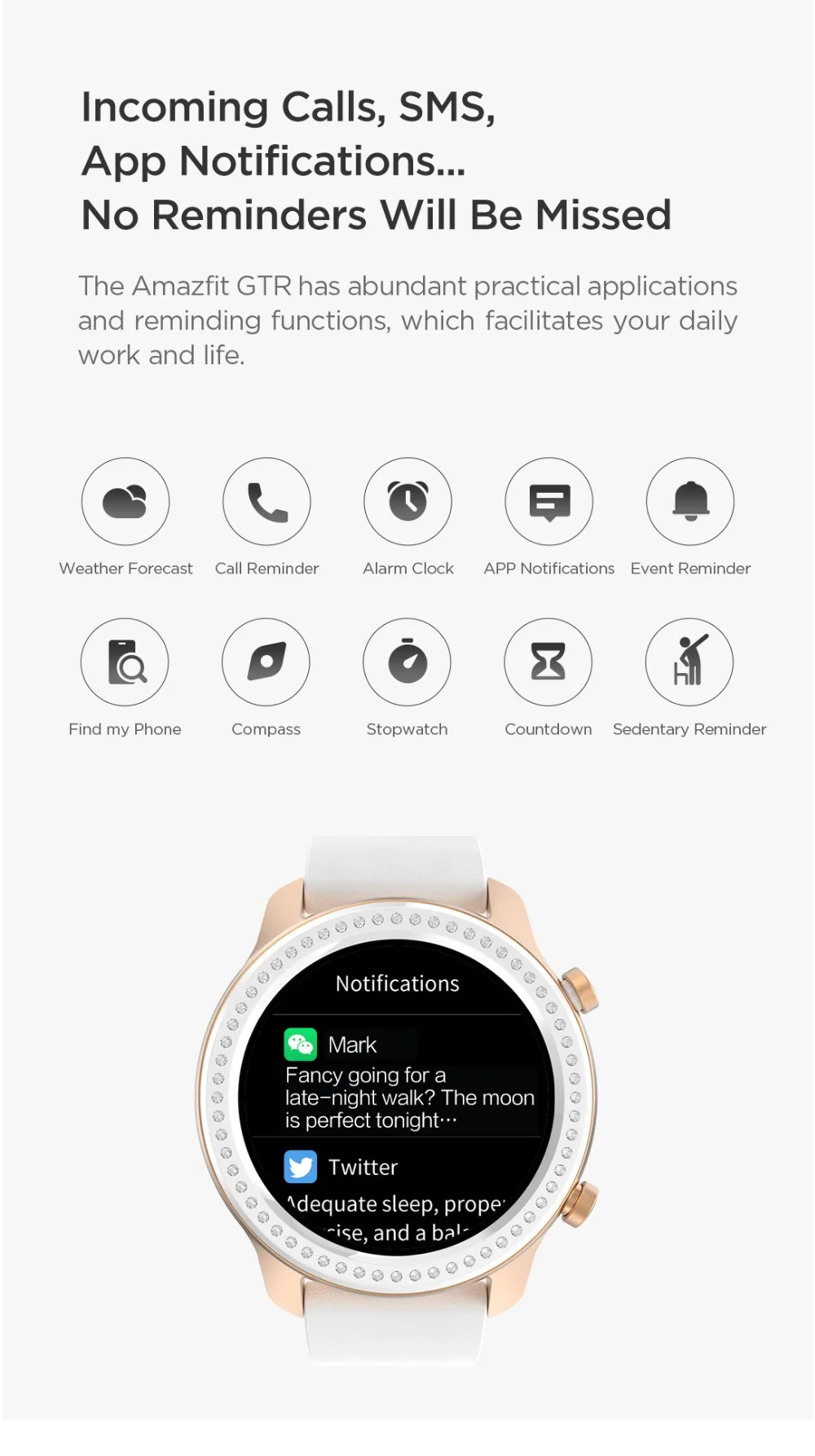 Huami Amazfit GTR 47mm GPS Smart Watch Men 5ATM Waterproof Smartwatch 24 Days Battery AMOLED Screen 12 Sport Modes Huami Amazfit GTR 47mm GPS Smart Watch Men 5ATM Waterproof Smartwatch 24 Days Battery AMOLED Screen 12 Sport Modes - smart-warch, men