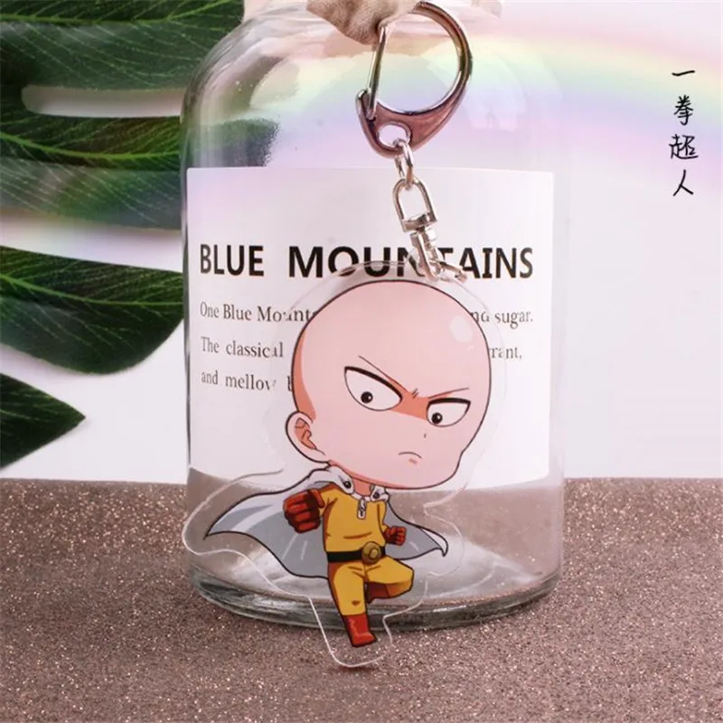 Аниме ONE PUNCH-MAN Saitama Genos Senritsu No Tatsumaki Fubuki косплей мультфильм брелок аксессуары подарок для мальчиков и девочек