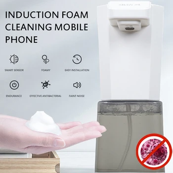 

250ml Automatic Touchless Table-Mounted Soap Dispenser Sensor Hand Gel Sanitizer Cleaner Sprayer Disinfection Machine