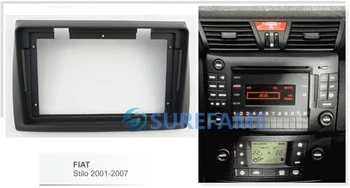 

9 inch Car Radio Fascia for FIAT Stilo 2001-2007 Panel Dash Kit Install Adapter Bezel Console Plate 9inch Facia Cover Trim Frame