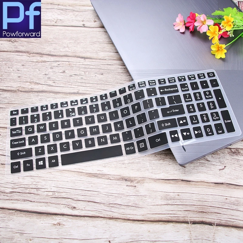 black Силиконовый чехол для клавиатуры acer Predator Helios 300 PH315-52 15," AN515 54 AN515-54/для acer Nitro 5 AN517 51 AN515-51 15 - Цвет: black