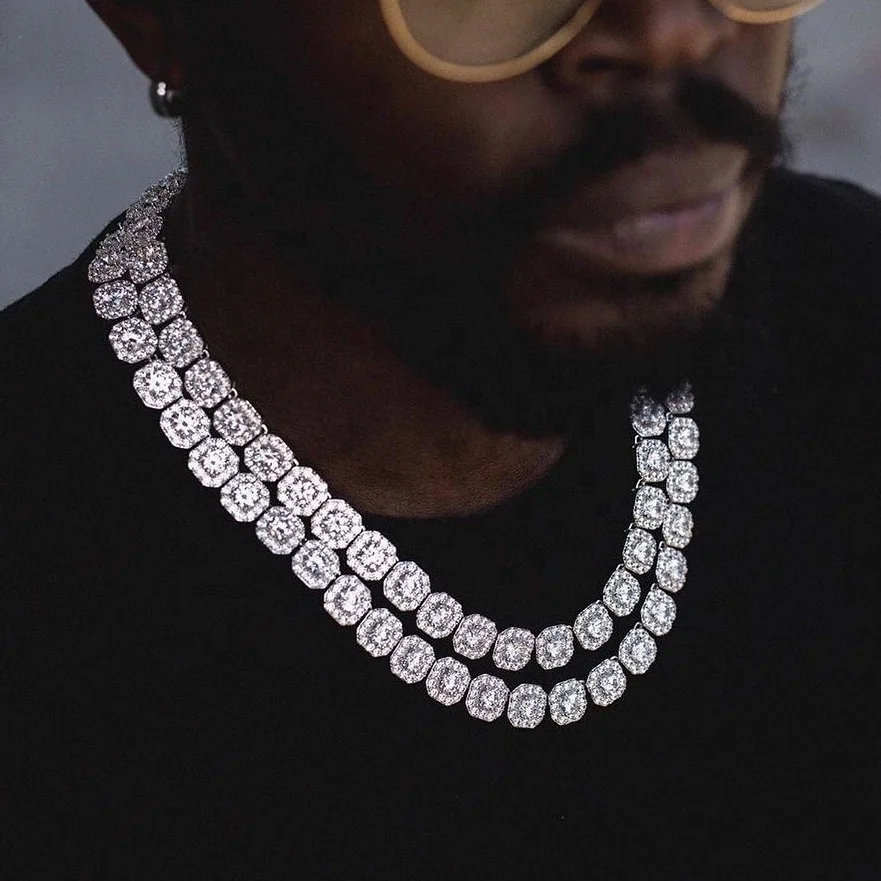 Big Square Choker Necklace 
