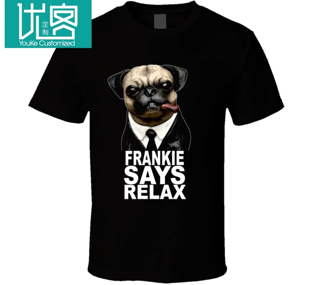 

Frank The Pug Mib Men In Black Dog Animal Will Smith Tommy T Shirt Short Sleeve T-Shirt Funny Print Top Tee