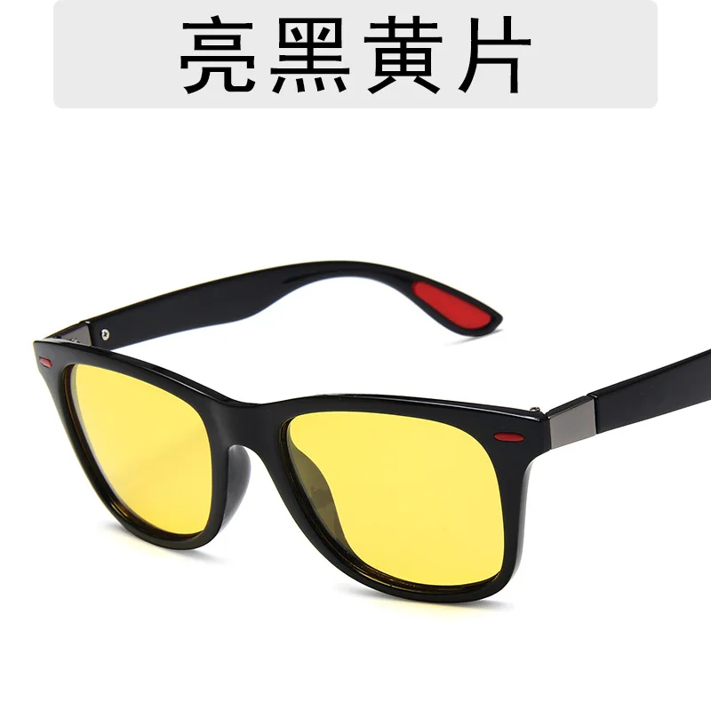 Классические мужские солнцезащитные очки, поляризационные, Ретро стиль, для вождения, солнцезащитные очки для мужчин и женщин, для рыбалки, солнцезащитные очки, UV400, Gafas De Sol Hombre, винтажные - Цвет линз: C2