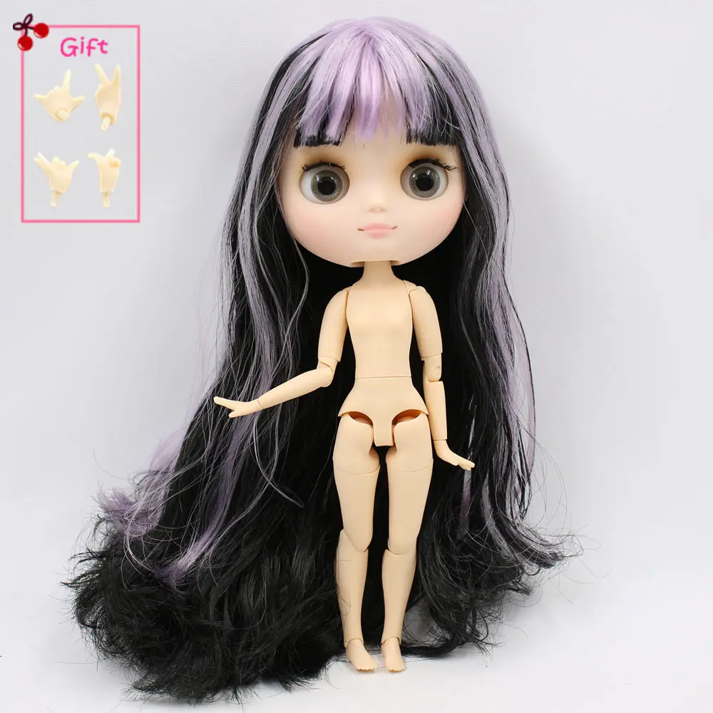 Обнаженная Мишка Blyth № 4 кукла ручной набор в подарок подходит для смены игрушки 1/8 шарнирная кукла нео - Цвет: matte face